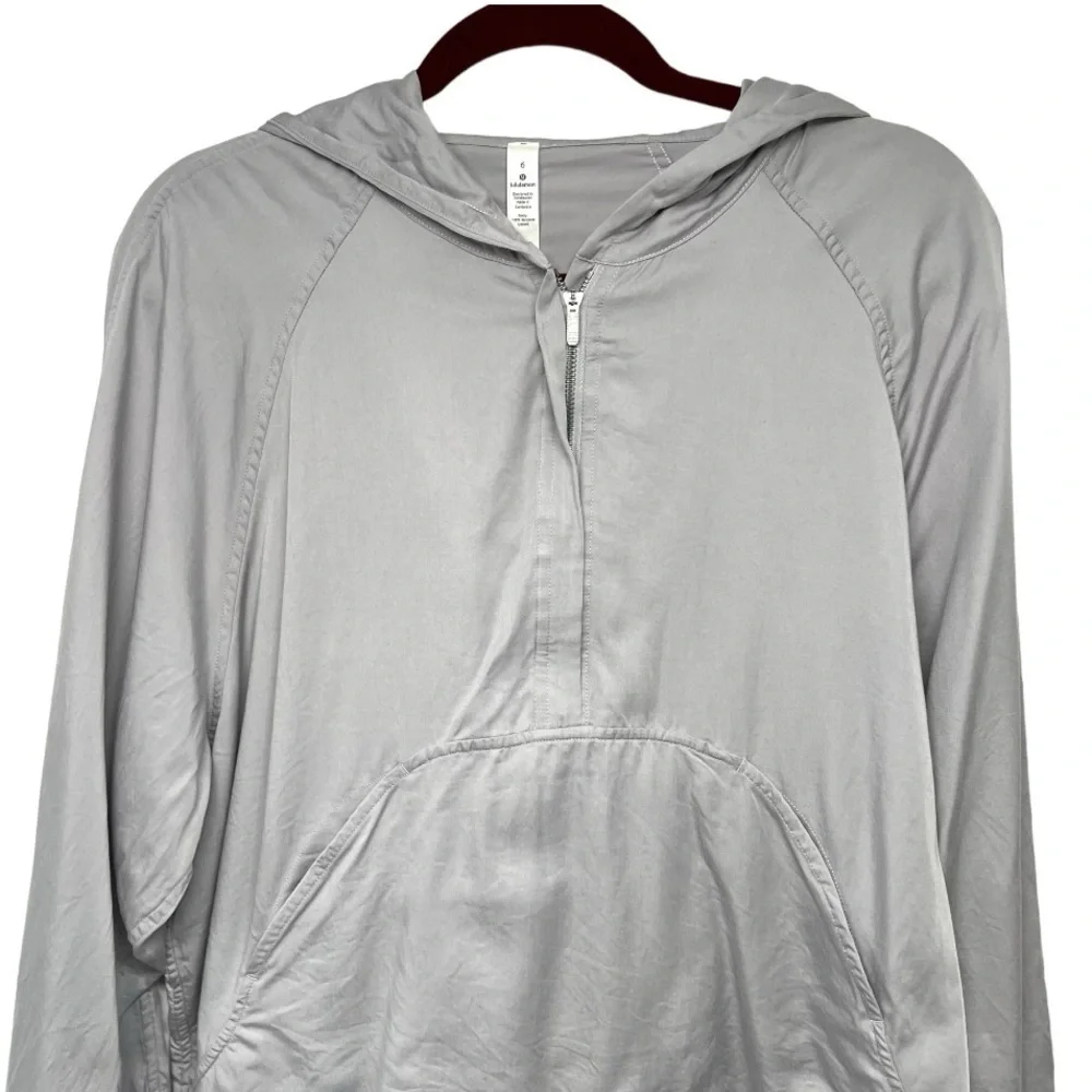 Lululemon City Stroll Stargaze Lavender Lightweight Tencel CasualHoodie Womens 6